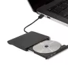 Väline DVD‑RW seade QOLTEC 51857 — USB 3.0, SATA liides, DVD±R 8x, DVD±RW 4x, DVD‑RAM 5x, CD 24x, must
