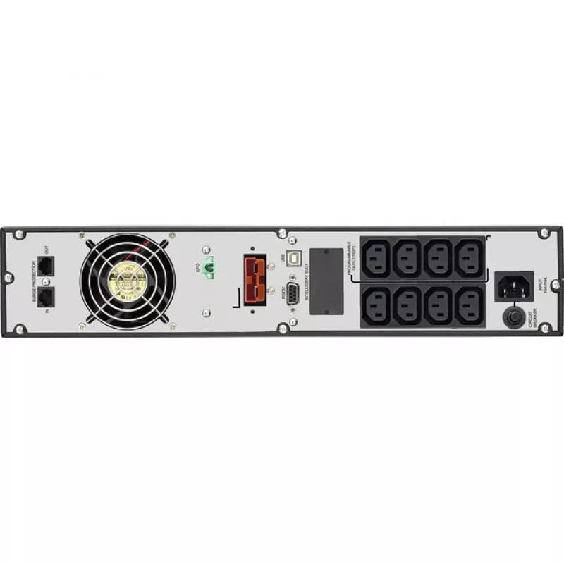 Bluewalker PowerWalker VFI 1000RM LCD - UPS - 800 vatti - 1000 VA 7 Ah - RS-232, USB - 8 väljundpistikut - 2U - 48,3 cm (19) (10120144)