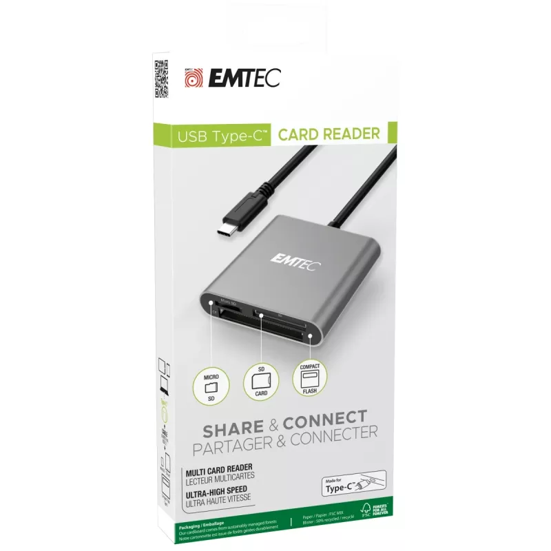 Kaardilugeja Emtec ECCAREADT610C USB 3.1 Hall