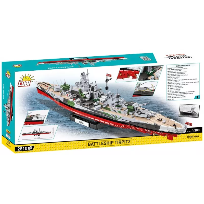 Naval ship model COBI COBI-4839 Assembly kit 1:300 Length 870 mm Height 215 mm