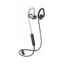 Poly BackBeat Fit 350 - kõrvaklapid - kõrvakonks - kõrvasisesed - sportlikud - hallid - valged - binauraalsed - higikindlad