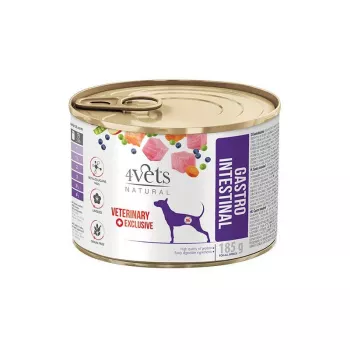 Konservitud märg koeratoit 4vets Natural Gastro Intestinal 185 g — kalkun, teraviljavaba, täiskasvanud koertele
