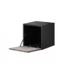 Cama suletud hoiukapp ROCO RO5 37/37/39 must/must/valge