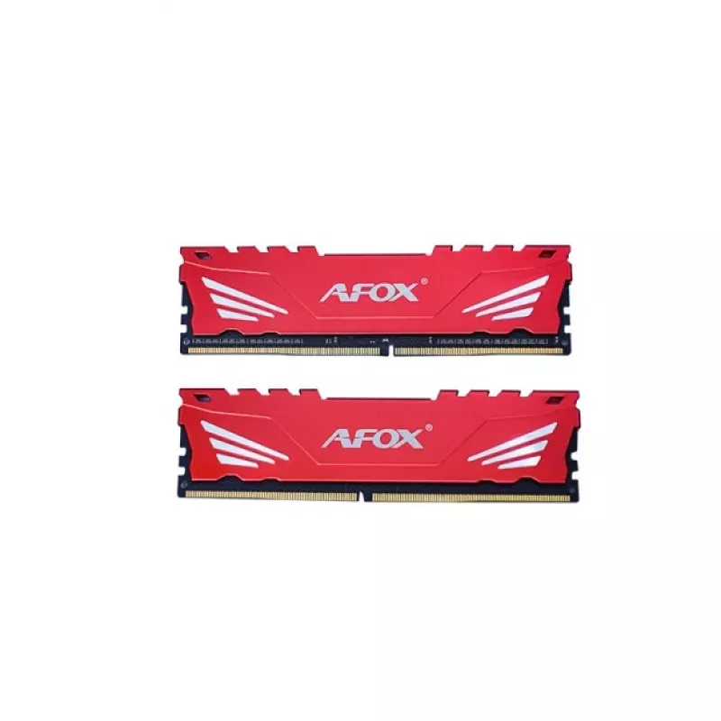 Lauaarvuti muutmälu AFOX GAMING DDR4 2×16GB 32GB 3200MHz CL16 1.35V XMP2 punane