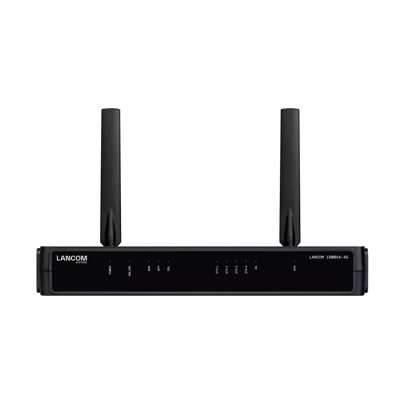 Lancom 1800VA-4G - Ruuter - DSL-modem 4-pordiline lüliti