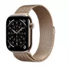 Apple Watch GPS + Cellular 46mm kuldne titaankorpus kuldne Milano aas S/M