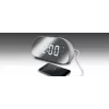 Kellraadio Muse M-170CMR — digitaalne kellraadio, 1,2-tolline LED-ekraan, FM, vahelduvvool 230 V, AAA varutoide, peegel/valge