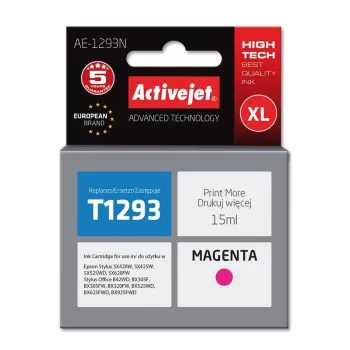 Activejet AE-1293N tint (asendus Epson T1293; Supreme; 15 ml; fuksiinpunane)