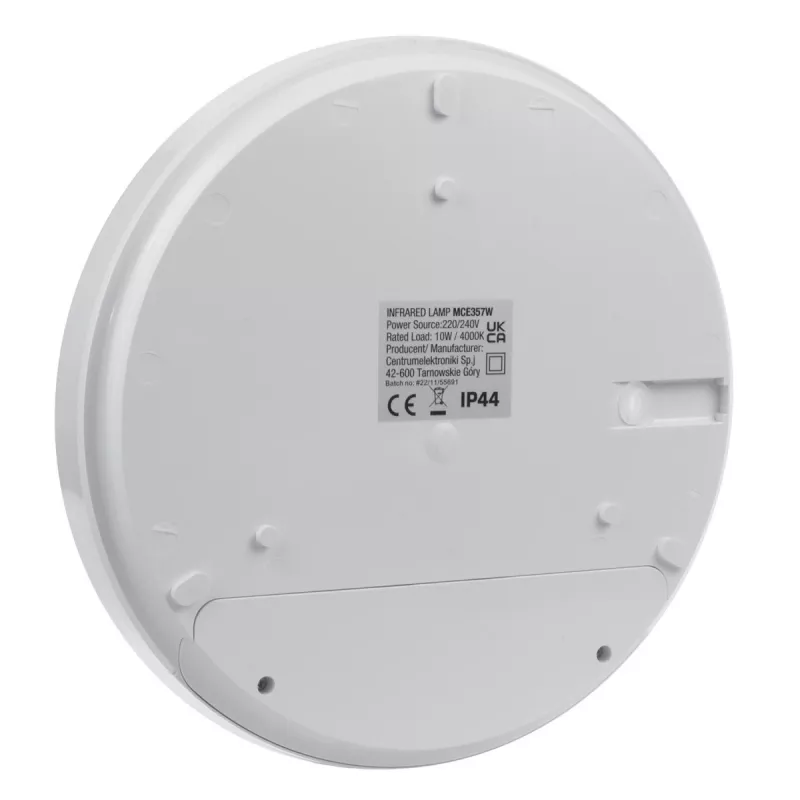 LED-seinalamp MACLEAN MCE357W IR-liikumisanduriga, valge, sise-/välistingimustesse
