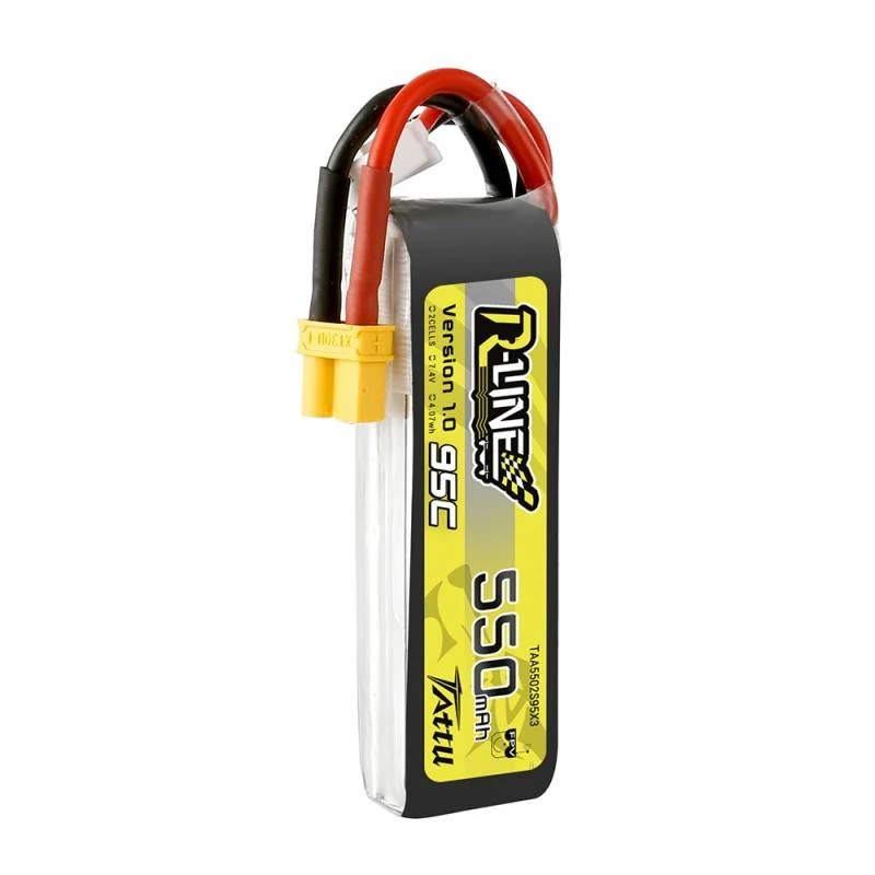 Aku Tattu R-Line 550mAh 7,4V 95C 2S1P XT30