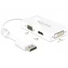 DeLOCK 0,16 m DisplayPort-VGA-HDMI-DVI-D kaabel