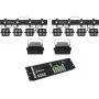 Valgustuskomplekt EUROLITE KLS-180 LED 2x + WF-40 LED 2x DMX-kontrolleriga