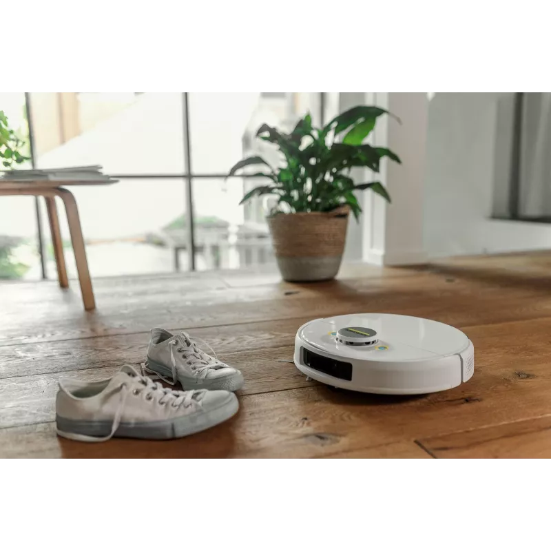 Kotivaba robotolmuimeja Kärcher RCV 5 — LiDAR-navigatsioon, 120 min tööaeg, 5000 Pa, 0.33 L tolmumahuti, niiske pühkimine, 5200 mAh aku