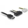 eSATAp / SATA kaabel DeLOCK 84412 1m Must
