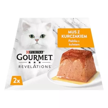 Märg kassitoit Purina Nestlé GOURMET Revelations Mousse kana kastmes 2 x 57 g kotikest