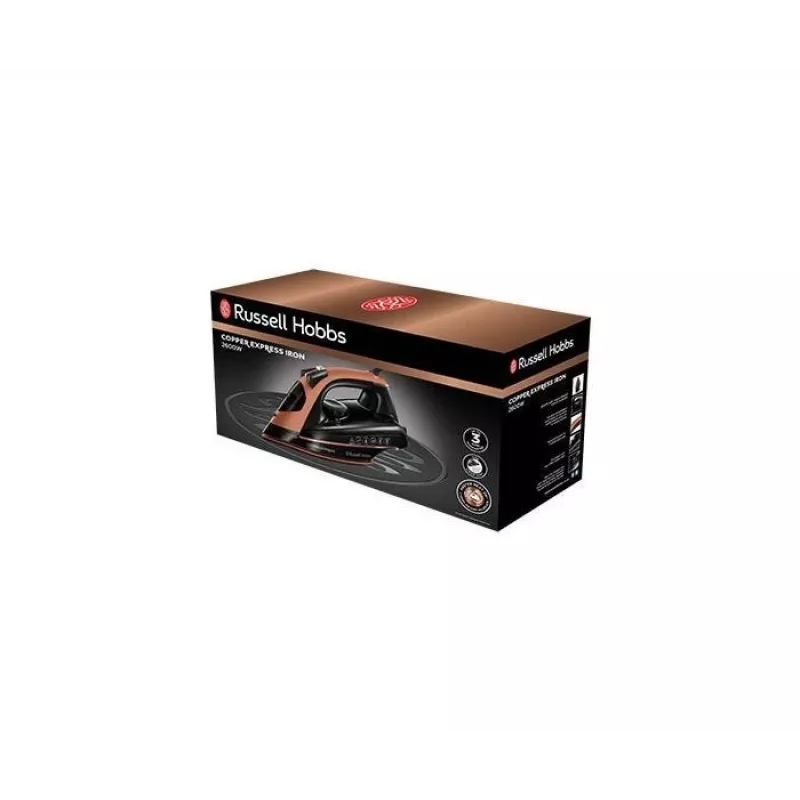 Russell Hobbs Copper Express kuiv- ja aurutriikraud 2600 W Must, Copper