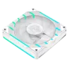 GAMEMAX TORNADO T12 ARGB-RW 120mm Valge Pöördlabadega Korpus Ventilaator