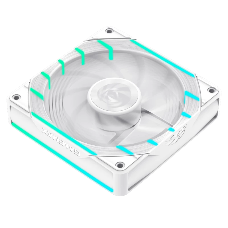 GAMEMAX TORNADO T12 ARGB-RW 120mm Valge Pöördlabadega Korpus Ventilaator
