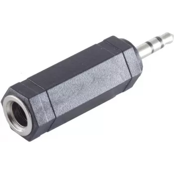 Kaablisoo vahetaja ShiverPeaks BS57050 3.5 mm kuni 6.3 mm Must