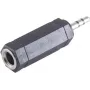 Kaablisoo vahetaja ShiverPeaks BS57050 3.5 mm kuni 6.3 mm Must