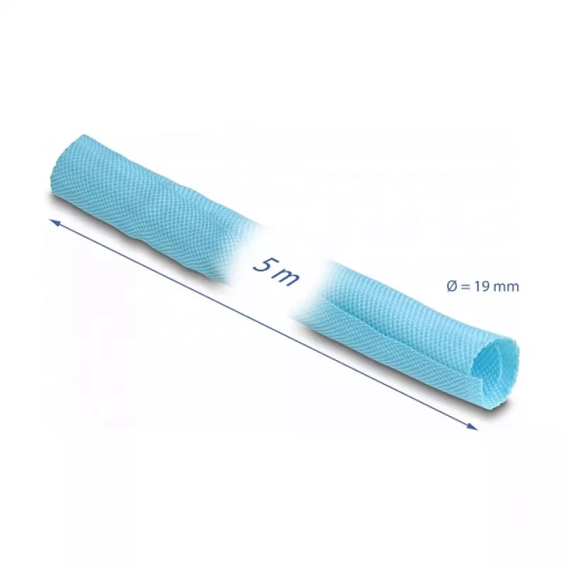 Kaablikaitse DeLOCK 20882 sinine 2 cm polüester 5000 mm