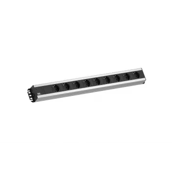 Bachmann 300.001 voolu pikendusjuhe 2 m 9 vahelduvvoolupesa(t) Siseruumides Must, Hall