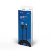 Savio CL-129 USB-kaabel 2 m USB 2.0 USB A USB C Must