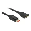 DisplayPorti pikenduskaabel paneelikinnitusega DeLOCK 87095 8K 60 Hz 1 m