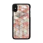 Kaitsev nutitelefoni ümbris iKins iPhone XS / iPhone X, teemantmuster, must