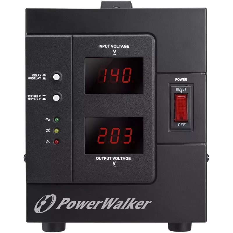 PowerWalker AVR 2000 SIV FR pingeregulaator 2 vahelduvvoolupesa 110 - 280 V Must
