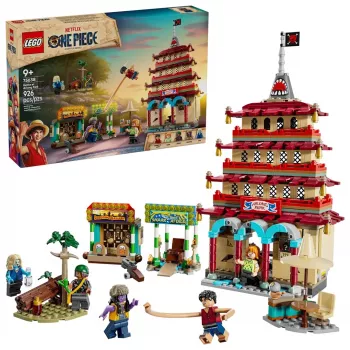 LEGO set One Piece Arlong Park 75638 — 926 tk, 5 minifiguuri, soovitatav vanus 9+, detailne stseen