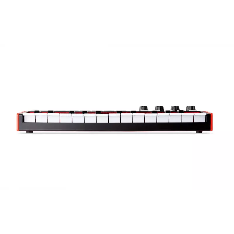 MIDI-kontroller AKAI APC Key 25 MK2 — 25 kiirustundlikku klahvi, 40 padja, RGB-taustvalgustus, 8 enkooderit, USB-toide