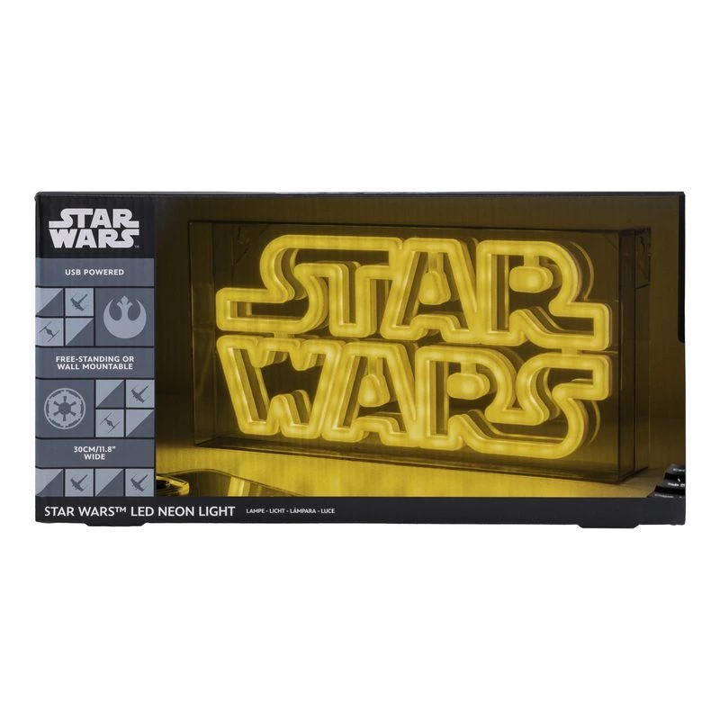 LED-neoonvalgusti Paladone Star Wars disain PP13123SW — dekoratiivne LED-silt seinale või riiulile