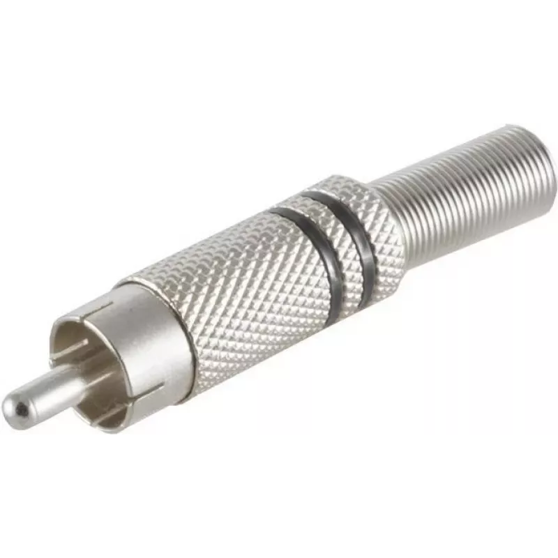shiverpeaks BS52000-S juhtmepistik RCA roostevaba teras (BS52000-S)