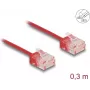 Võrgukaabel DeLOCK RJ45 Cat.6 UTP 0.3m Punane