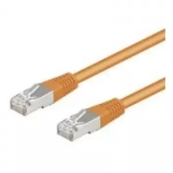 Wentronic Goobay CAT 5e paigalduskaabel, F/UTP, oranž, 0,5 m - CCA vasegu (93456)