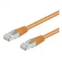 Wentronic Goobay CAT 5e paigalduskaabel, F/UTP, oranž, 0,5 m - CCA vasegu (93456)
