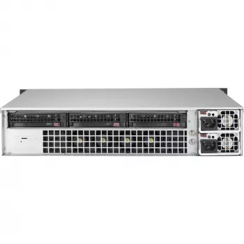 Super Micro Supermicro SC823M TQC-R802LPB - riiul - riiulimonteeritav - 2U - täiustatud, laiendatud ATX - SATA/SAS - kuumvahetusega 800 W - must (CSE-823MTQC-R802LPB)