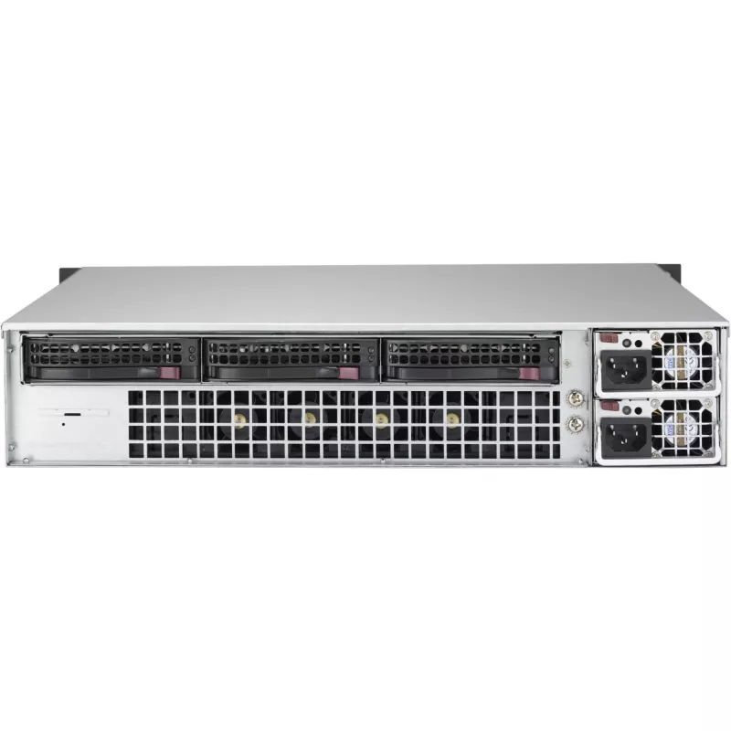 Super Micro Supermicro SC823M TQC-R802LPB - riiul - riiulimonteeritav - 2U - täiustatud, laiendatud ATX - SATA/SAS - kuumvahetusega 800 W - must (CSE-823MTQC-R802LPB)