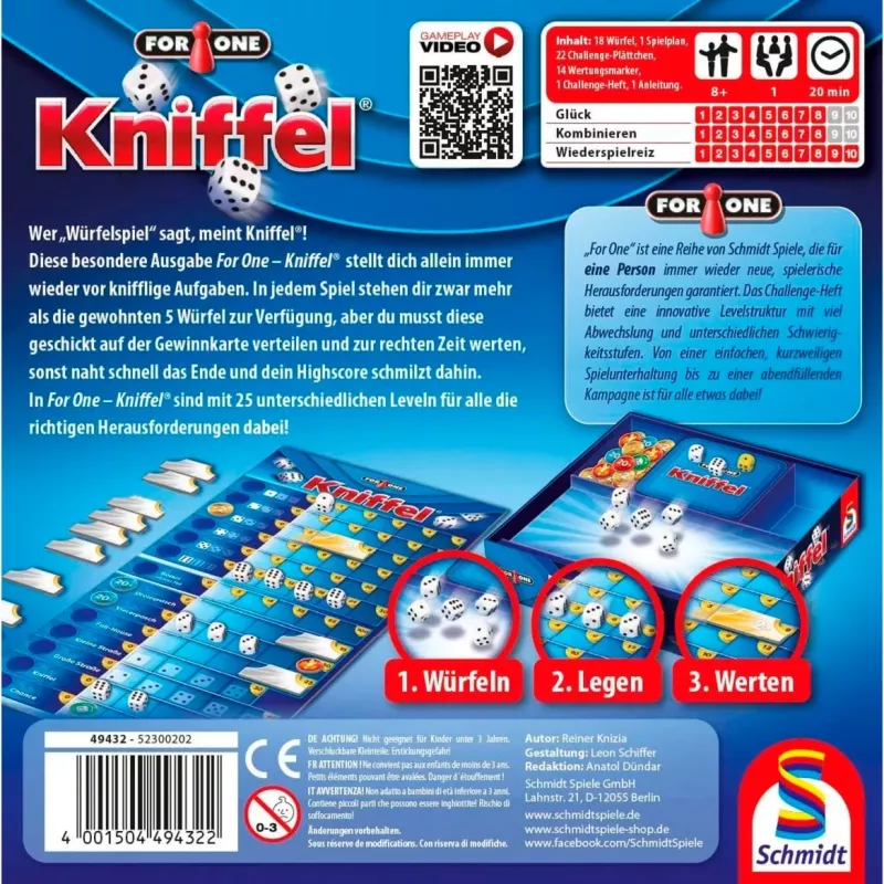 For One - Kniffel, täringumäng