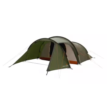 Tunnel telk easy camp Pasvik 4 — 4-kohaline, kõva raam, 3 m veekindel väliskile, alumiiniumpostid, tumeroheline, 2350×4050×1200 mm