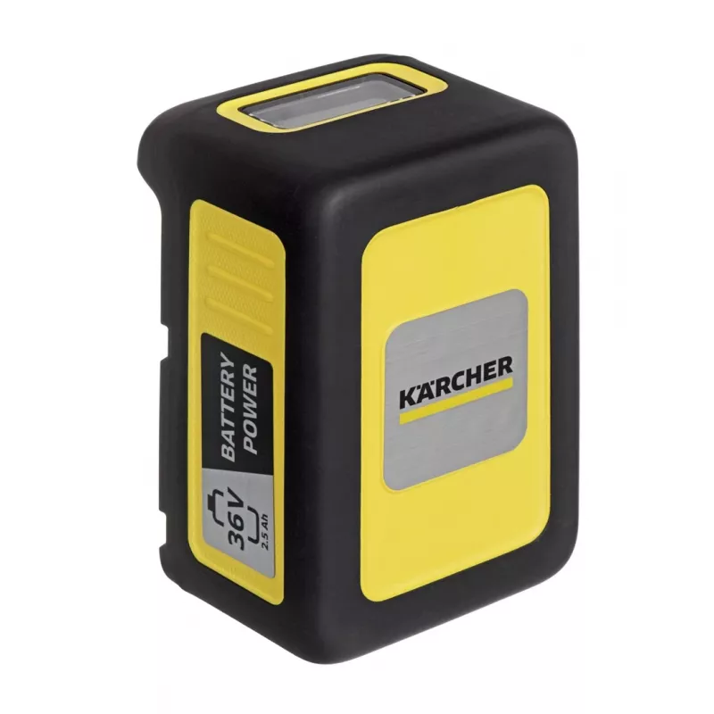 Aku ja laadija komplekt Karcher Starter kit Battery Power 36/25 — 36 V, 2500 mAh, kollane