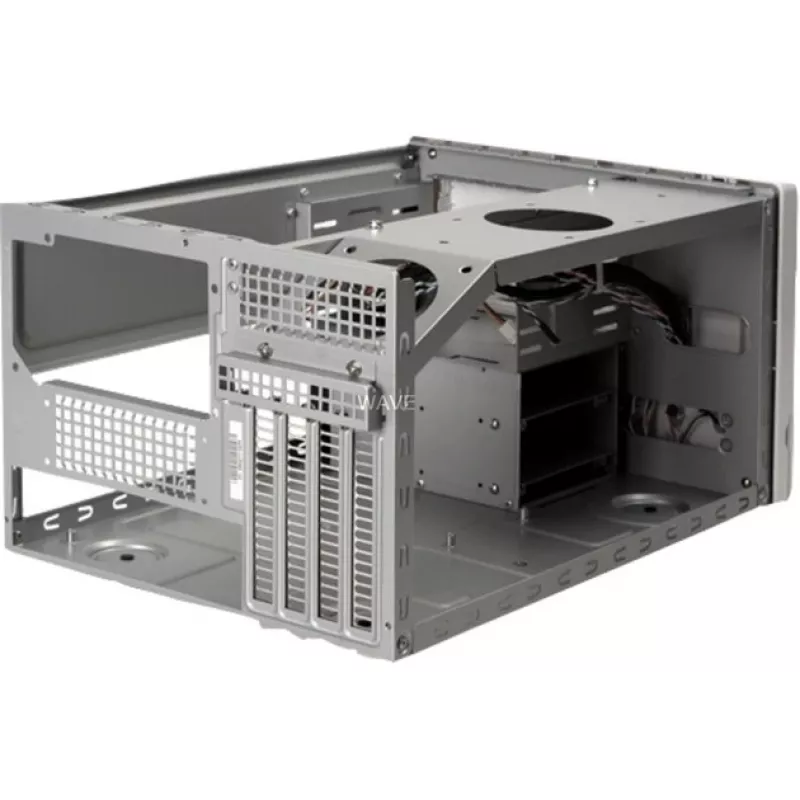 PC-korpus SILVERSTONE SG02-F Small Form Factor SFF Micro ATX, 2x3,5-tollised pesad, USB 3.0, must