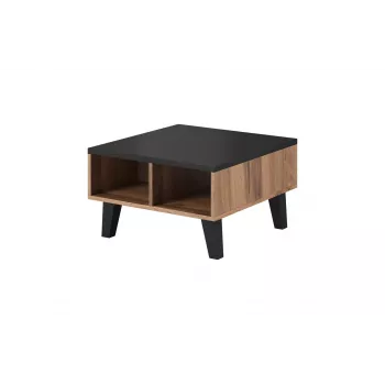 Cama LOTTA 60 Kohvilaud wotani tamm/mat must