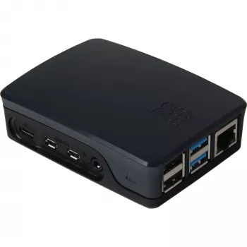 Raspberry Enclosure Originaal for 4B Must/hall (RPI4 CASE BLK/GRY)