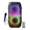 Esperanza EP156 BT FM LED RGB KARAOKE kõlar must 20W
