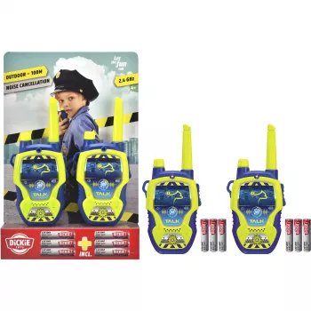Raadiosaatjate komplekt Dickie Police 2,4 GHz, 2 tk, mudel 201118197