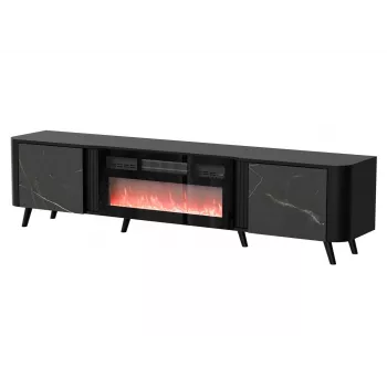 TV-kapp Cama Meble Volare 200 x 39 x 49 cm, must/san sebastian kaminaga