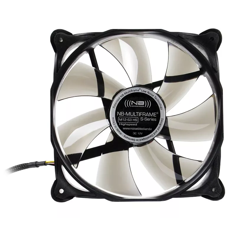 Noiseblocker Multiframe S-Series M12-3 korpuseventilaator, 120 mm