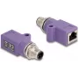DeLOCK 60669 kaablisuguvaheti M12 RJ45 Violetne